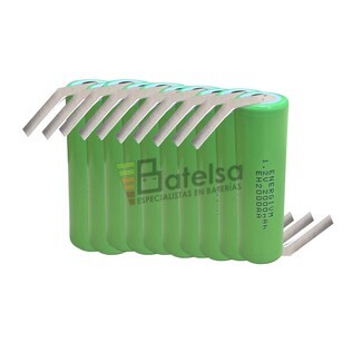 10 Bateras 1,2 Voltios 2.000 mAh lengetas en Z EH2000AA