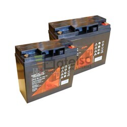 2 Bater�as 12 Voltios 18 Amperios Movilidad HP12-18