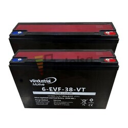 2 Bater�as 12 Voltios 38 Amperios Ciclo Profundo EVF12-38