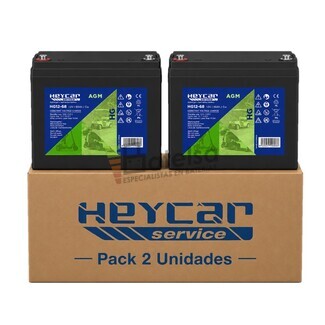 2 Bater�as 12V 68Ah HG12-68, Independencia y Potencia para tu Silla El�ctrica