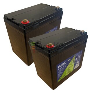 2 Bateras 12V 68Ah HG12-68 para Silla de Ruedas Elctrica, Confianza en Cada Trayecto
