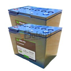 2 bateras 12V 80A Eternity G06-12-052, Versatilidad y robustez en energa semitractable