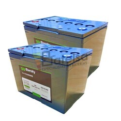 2 bateras 80 Amperios 12V, Energa fiable para vehculos elctricos y sillas movilidad G06-12-052