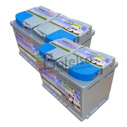 2 Bateras AGM 12V 100Ah TCE100AGM, Autonoma total para tu caravana