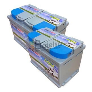 2 Bateras AGM 12V 100Ah TCE100AGM, Autonoma total para tu caravana