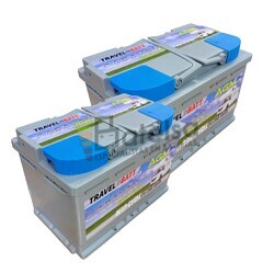 2 Bateras AGM 12V 100Ah TCE100AGM, Energa fiable para camper y caravana