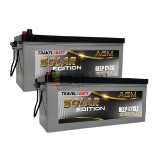 2 Bateras AGM 12V 260Ah TSE260, Energa confiable para sistemas solares exigentes