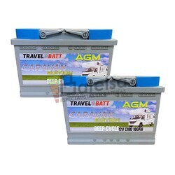 2 Bateras AGM TCE100AGM 100Ah, Potencia duradera para tus viajes en Camper