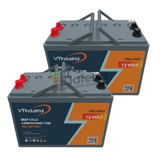 2 Bateras de traccin CNG12087 GEL 12 Voltios 92 Amperios C100