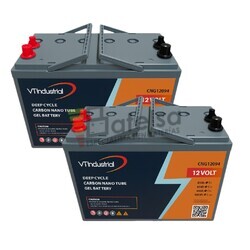 2 Bateras de traccin CNG12094 GEL 12 Voltios 100 Amperios C100