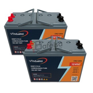 2 Bateras de traccin CNG12094 GEL 12 Voltios 100 Amperios C100