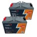 2 Bateras de traccin CNG12094 GEL 12 Voltios 100 Amperios C100