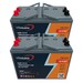 2 Bateras de traccin CNG12094 GEL 12 Voltios 100 Amperios C100