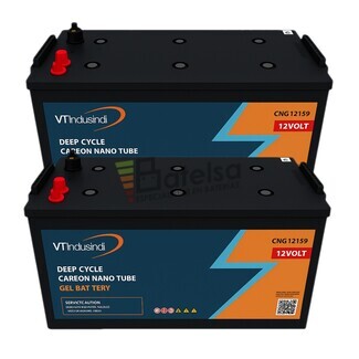 2 Bateras de traccin GEL CNG12159 12 Voltios 170 Amperios C100