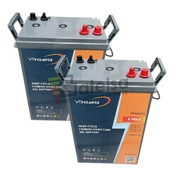 2 Bateras GEL 6 Voltios 361 Amperios Ciclo Profundo CNG06331