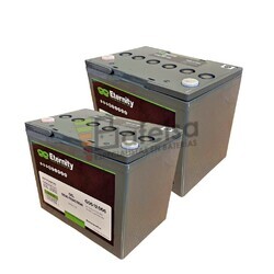 2 Bateras Gel DC G06-12-066 12V 80Ah vehculos elctricos y golf