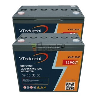 2 Bateras GEL traccin 12 Voltios 82 Amperios C100 CNG12080