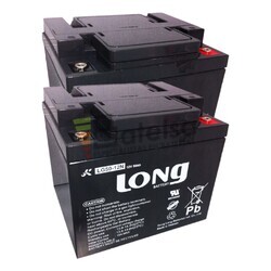 2 bateras LG 50-12 12V 50Ah, Autonoma extra para tu scooter elctrico