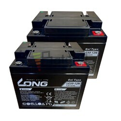 2 bateras LG 50-12, Ms kilmetros y seguridad en scooters y carritos elctricos
