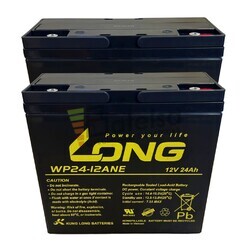 2 Bater�as Movilidad 12 Voltios 24 Amperios Long WP24-12ANE