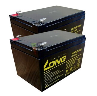 2 Bateras para patinete Roan 350W 12 Voltios 12 Amperios WP12-12 Long