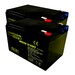 2 Bateras patin electrico 12 Voltios 14 Amperios MVDZM12-140 con cables de conexin