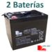2 Bateras Scooter 12 Voltios 75 Amperios 6-EVF-75