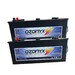 2 Bateras Solares 12V 205Ah OZX205.A, Larga duracin y eficiencia en energa limpia