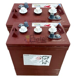 2 Bateras Trojan T-145 6 Voltios 260A C20 287A C100