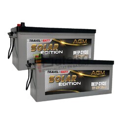 2 Bateras TSE260 AGM, Gran capacidad para instalaciones fotovoltaicas