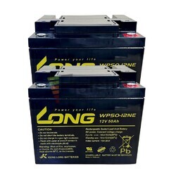 2 bateras WP5012, Potencia confiable para scooters elctricos