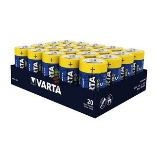 20 Pilas Alcalinas C LR14 Varta Industrial