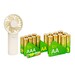 24 Pilas Alcalinas GP Ultra G-Tech, obsequio Ventilador