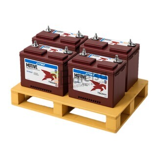 4 Batera TROJAN 27TMX 12 Voltios 117 Amperios