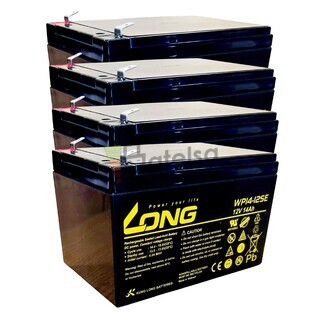 4 bateras 12 Voltios 14 Amperios para Patn IMR 1000W