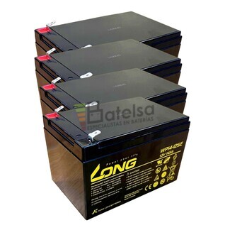4 bateras 12 Voltios 14 Amperios Patn MR Evo Ultra 3000W