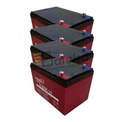 4 bater�as 12 Voltios 16 Amperios Veh�culos El�ctricos Aokly 6DZM16