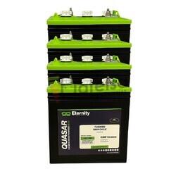 4 bateras 6 Voltios 225 Amperios QSRF 105, Solucin completa para movilidad, industria y energa solar