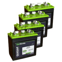4 bateras 6V 255A QSRF 105, Energa potente para carritos de golf y vehculos elctricos