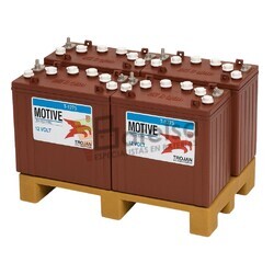 4 bateras Buggy Trojan T1275 12 Voltios 150 Amperios