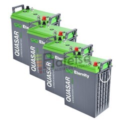 4 Bateras de Gel 6 Voltios 331 Amperios Eternity EQ_L16