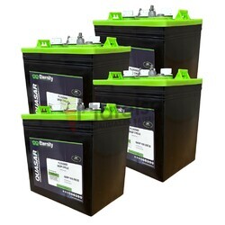 4 bateras QSRF105 6 Voltios 225A, Rendimiento confiable en plataformas de trabajo y elevacin