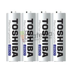 4 Bateras recargables 1.2 Voltios 2,6 Amperios Toshiba TNH-6GAE