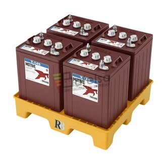 4 Bateras Tijera Elevadora 6 Voltios 287 Amperios Trojan T-145