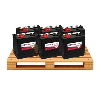 6 bateras Buggy 8 Voltios 175 Amperios Monbat 8V USDC-175