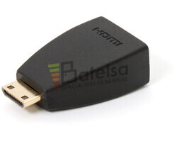 Adaptador de HDMI hembra a Mini HDMI macho