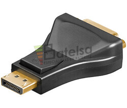 Adaptador DVI-D 24+1 hembra a DisplayPort macho