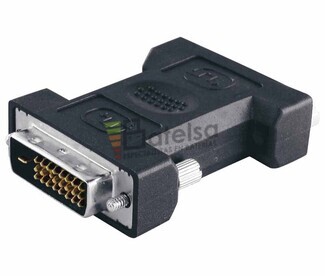 Adaptador DVI-I estreo hembra a DVI-D estreo macho