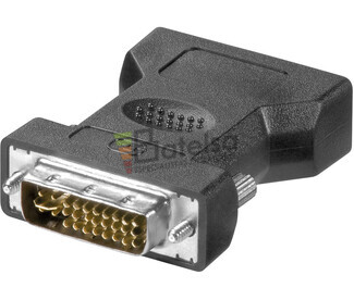 Adaptador DVI-I estreo macho a VGA hembra