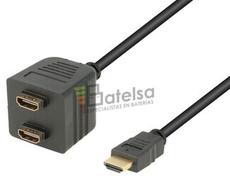 Adaptador HDMI macho a 2 HDMI hembra